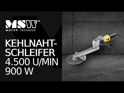 Video - Kehlnahtschleifer - 4.500 U/min - 900 W