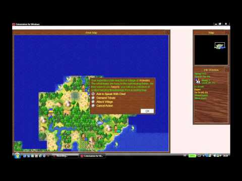 Let's play Sid Meier's Colonization #3: Scouting and retrieving a huge treasure