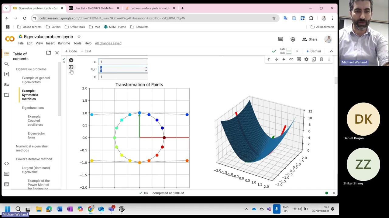 2024 Week 12 - Eigenvalue problems
