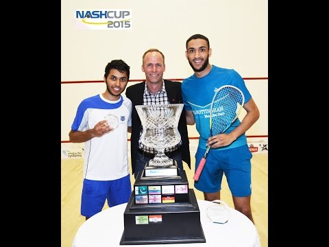 Nash Cup, London, Ontario. Men's Finals - Declan James vs Abdulla Mohd al Tamimi