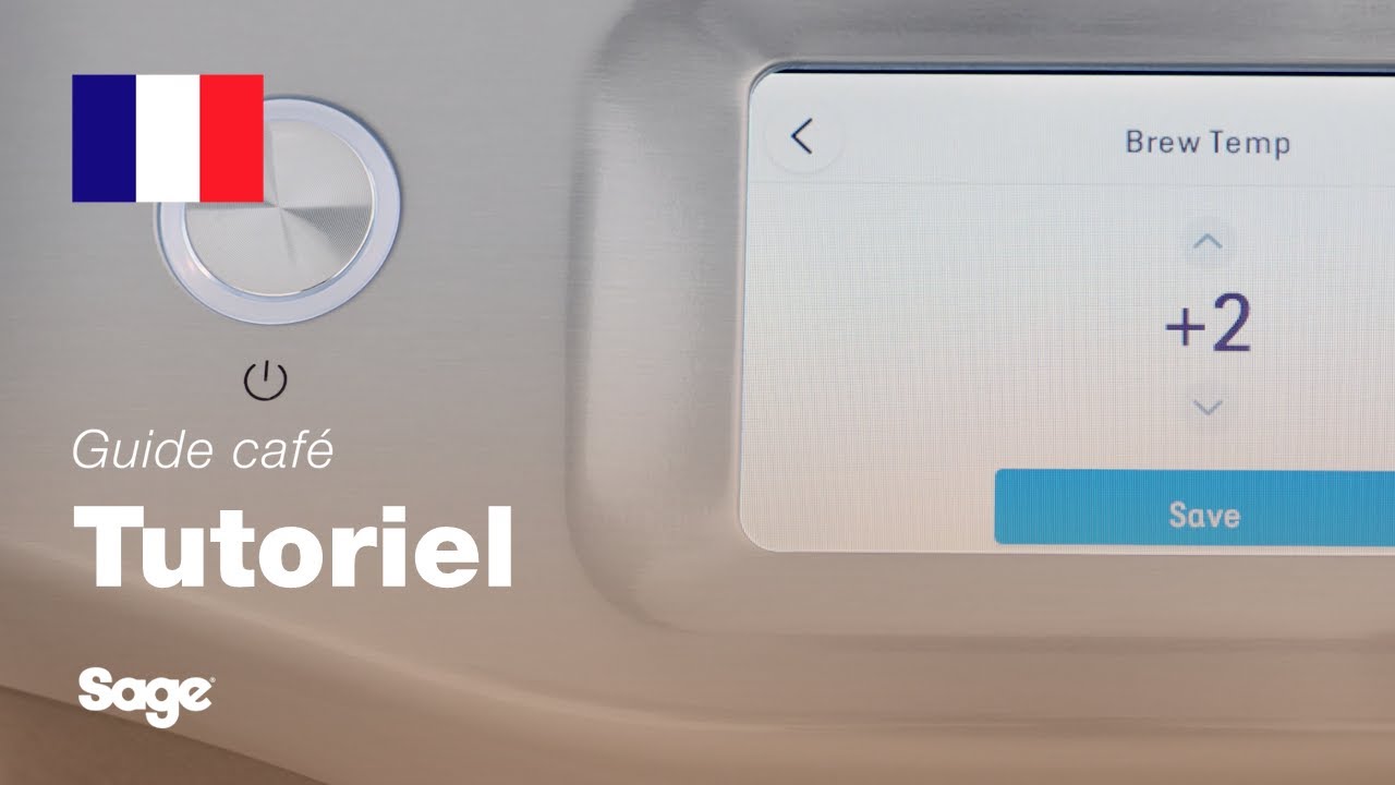 Comment ajuster la température d'extraction