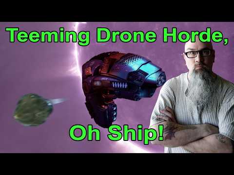 Teeming Drone Horde, Oh Ship! - EVE Online 2242