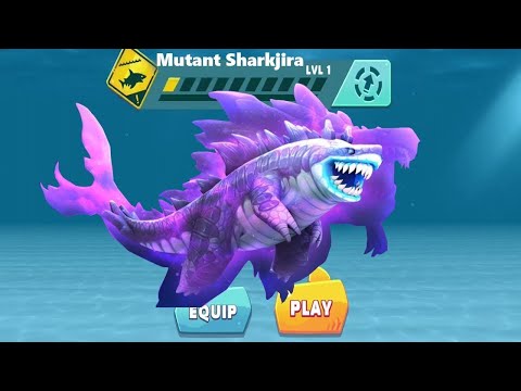 Hungry Shark Evolution New Mutant Sharkjira Coming Soon   All 24 Sharks Unlocked Hack Gems Coins Mod