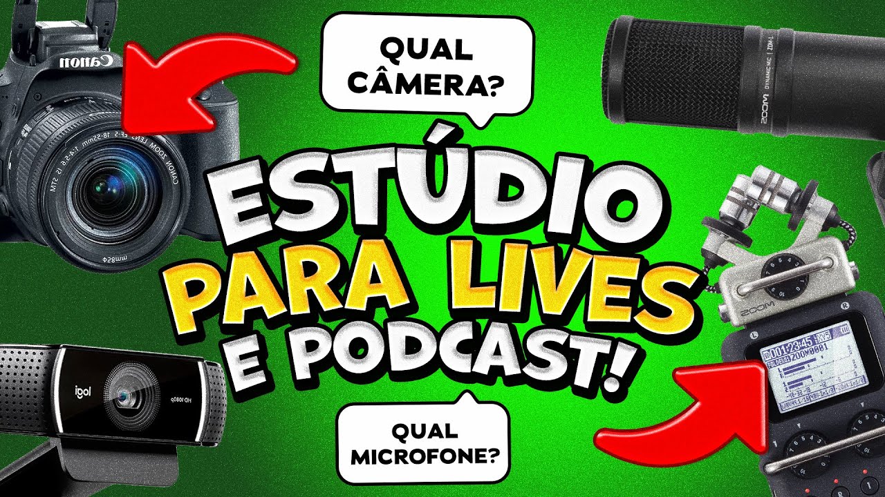 🟢 TUDO QUE USO NO MEU PODCAST ... BARATO E ATENDE 99% DAS NECESSIDADES!