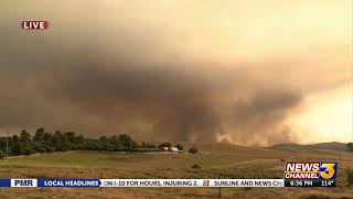 Fires burn hundreds of acres in Beaumont, Moreno Valley, and Lakeview