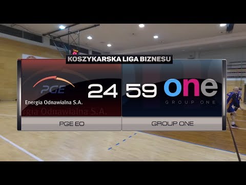 PGE EO vs Group ONE - XIV kolejka - II Liga Warszawa - Koszykarska Liga Biznesu