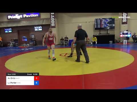 2018 Marine Corps US Open/Senior Men's Greco-Roman 77 Con Semis - Alec Ortiz (MNST) Vs. Jesse Port