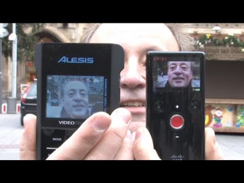 Flip Mino HD und Alesis Video Track - Mini-Camcorder im Vergleich