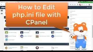 How to Edit PHP.ini File with CPanel - Increase Upload File Size - Memory Limits