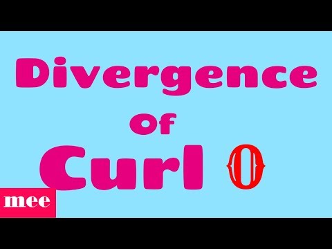 Divergence of Curl is zero