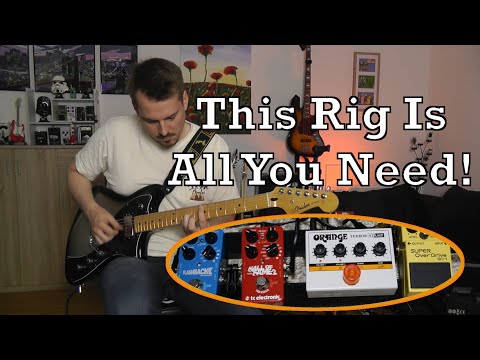 Portable & Loud! - Mini Pedal Board with Orange Terror Stamp