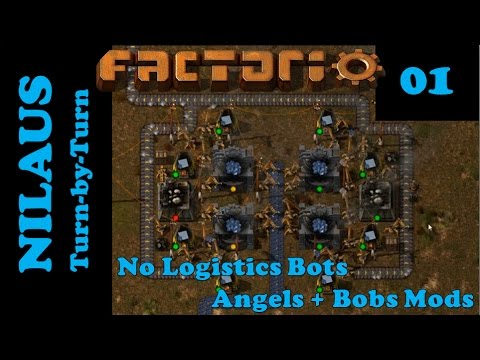 Lets Play Factorio S6E01 - Crushing Ore with Angels Mods