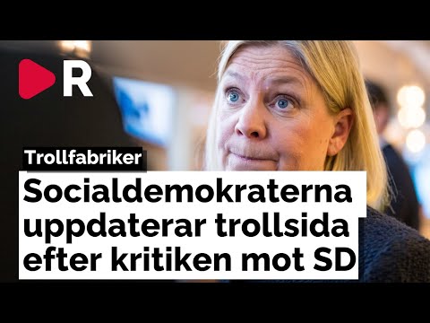 Socialdemokraterna uppdaterar trollsida efter kritiken mot SD