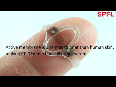 Feel-through haptics with ultra-thin DEAs for AR and VR