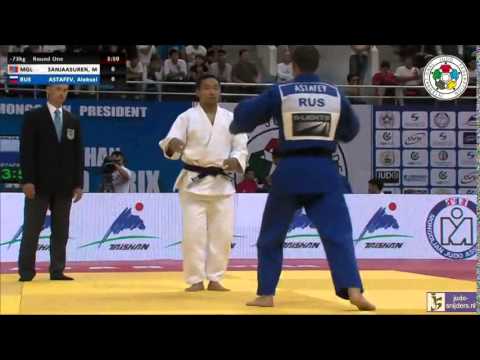 Judo 2014 Grand Prix Ulaanbaatar: Sanjaasuren (MGL) - Astafev (RUS) [-73kg]