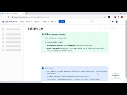 Atlassian Confluence Masterclass 2020 Lecture 08   Creating a Project Space