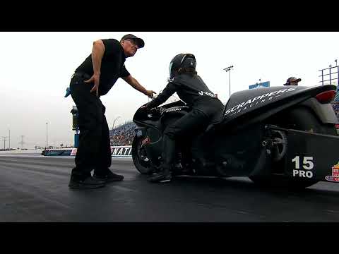 Joey Gladstone, Jianna Evaristo, Pro Stock Motorcycle, Qualifying Rnd 1, Gerber Collision & Glass Ro