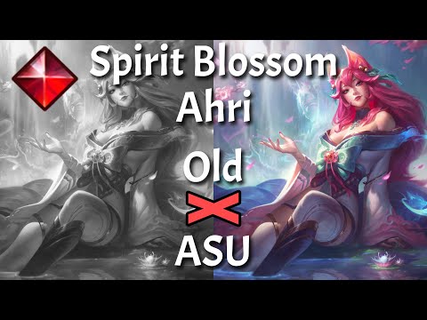 How is Spirit Blossom Ahri REWORKED? | Skin Comparison