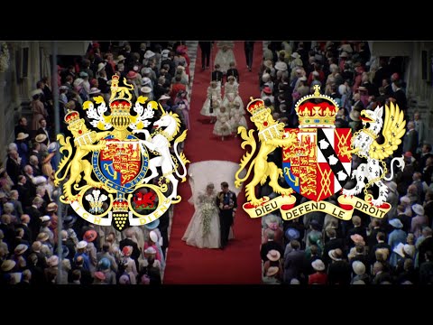God save the Queen (1981) Royal Wedding Version with Fanfares [4k footages, HQ Audio]