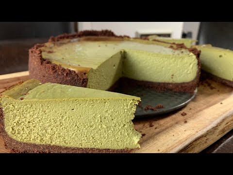 Matcha Green Tea Cheesecake Recipe! - How to Make New York Style Cheesecake