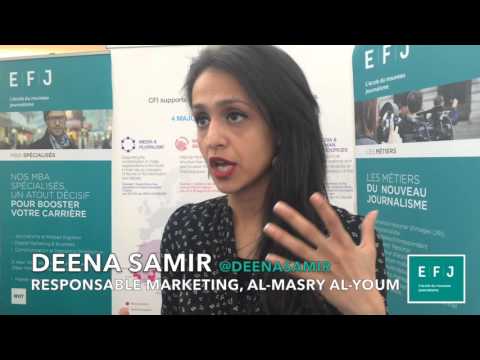 Interview of Deena Samir and Abanoub Emad, Al-Masry Al-Youm (Égypte),  #4MParis