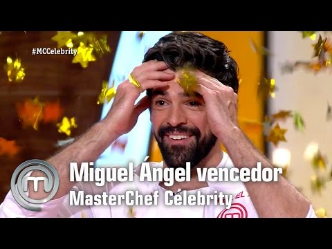Miguel Ángel Muñoz gana MasterChef Celebrity