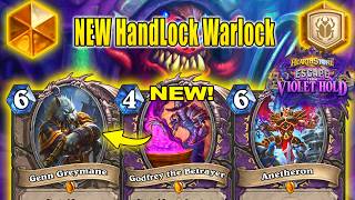 NEW Godfrey Handlock Warlock Deck Is Too Broken To Play At Escape from Violet Hold | Hearthstone