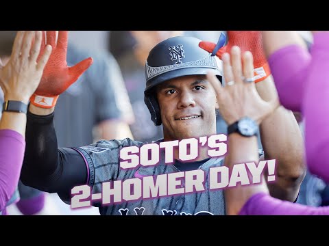 Juan Soto CRUSHES 2 home runs! 🍎