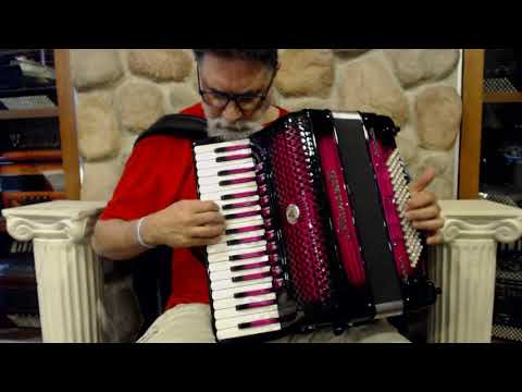 OTTASUPIVM96VR - Violet Rose Ottavianelli Superior IV Piano Accordion LMMM 37 96 $4499