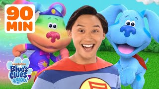 90 MINUTES of Superhero Skidoos with Josh and Blue! | Blue's Clues & You!