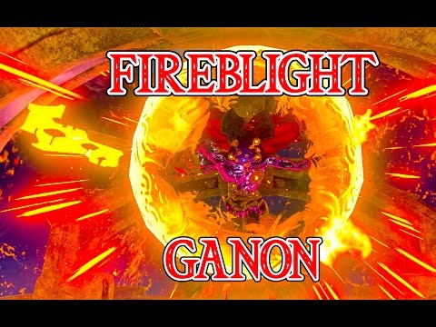HOW TO DEFEAT FIREBLIGHT GANON BOSS - ZELDA BREATH OF THE WILD - NINTENDO SWITCH