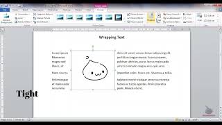 Menggunakan Wrapping Text Pada Microsoft Word