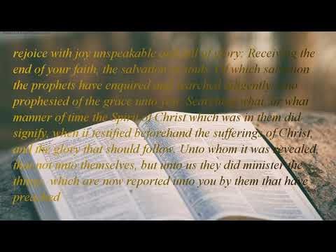 The Holy Bible | book 60 - 1 Peter - Chapter 01
