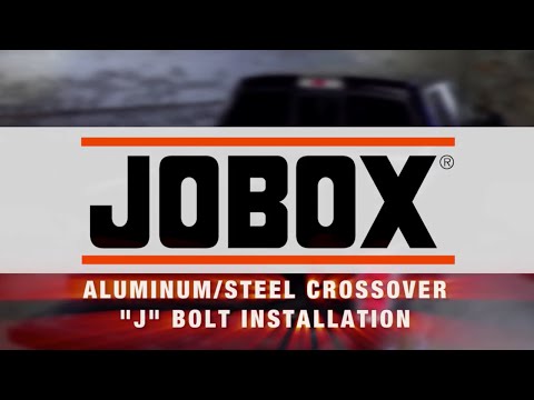 How To Install A Truck Box - JOBOX® - Aluminum/Steel Crossover J Bolt Installation