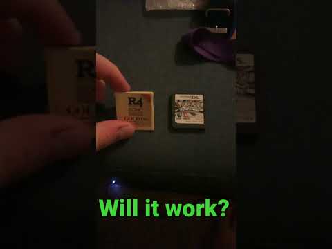 Can you trade between a real Pokémon game and an R4? #shorts