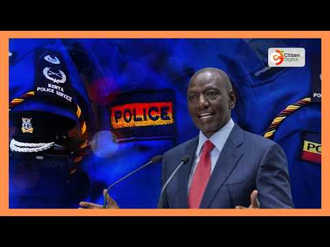 Ruto atetea mageuzi katika idara za usalama