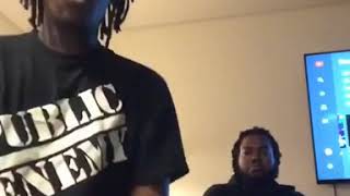 UnoTheActivist dirtbike in bedroom, ready to pull up on Carti