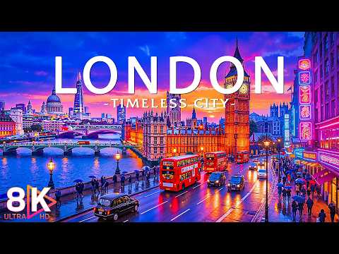 LONDON 8K HDR 🇬🇧 | Timeless City - Big Ben, Tower Bridge & Royal Landmarks