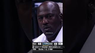 When LeBron stared down MJ 😤 #shorts