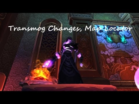 Mists of Pandaria 5.2 PTR - Transmog Ease and Map Locator