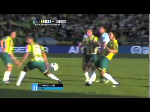 Gol de Marcos Acuña  Aldosivi 0-1 Racing
