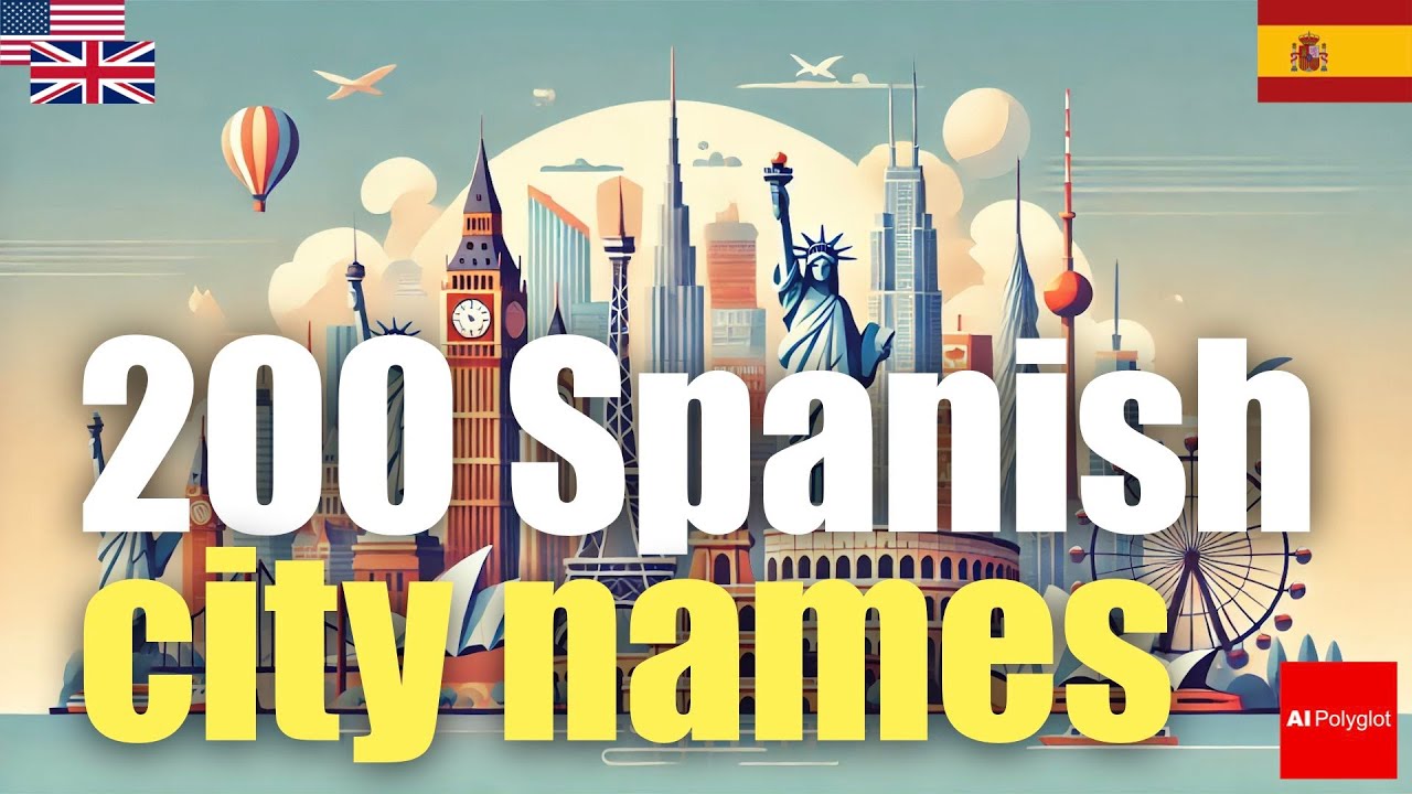 200 Spanish city names | Passive listening | with hiragana 200 Spanish city names | Passive listening | with hiragana