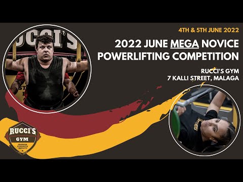 2022 June MEGA Novice Powerlifting Competition - Day 1