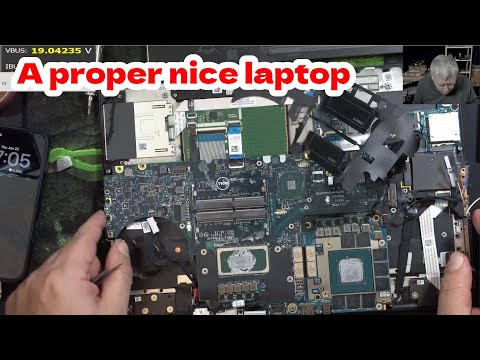 Dell Precision 7560 i9 not charging, no power, board repair, a proper nice machine