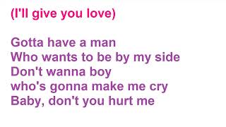 Atomic Kitten- Baby Don&#39;t You Hurt Me- Lyrics