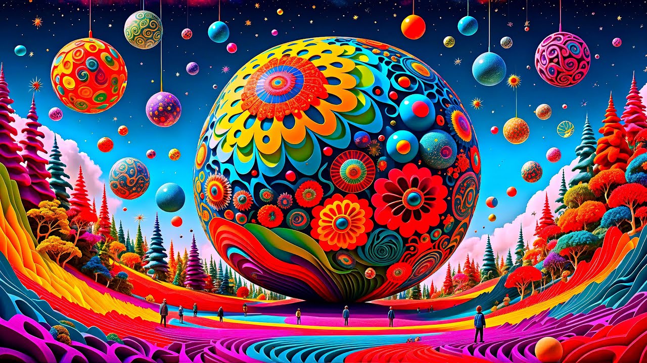 World of Colors - Copyright Free Colorful Background Video Screensaver | 4K Ultra HD, UHD (No Sound)