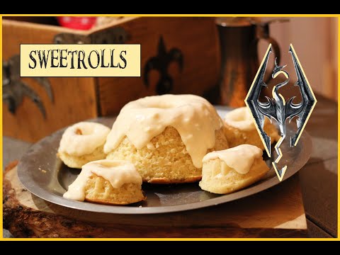 SKYRIM COOKING episode 2: SWEETROLLS (Eat like a DRAGONBORN)