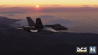 [DCS World] F/A-18C | Посадка на оценку OK (Case 3)