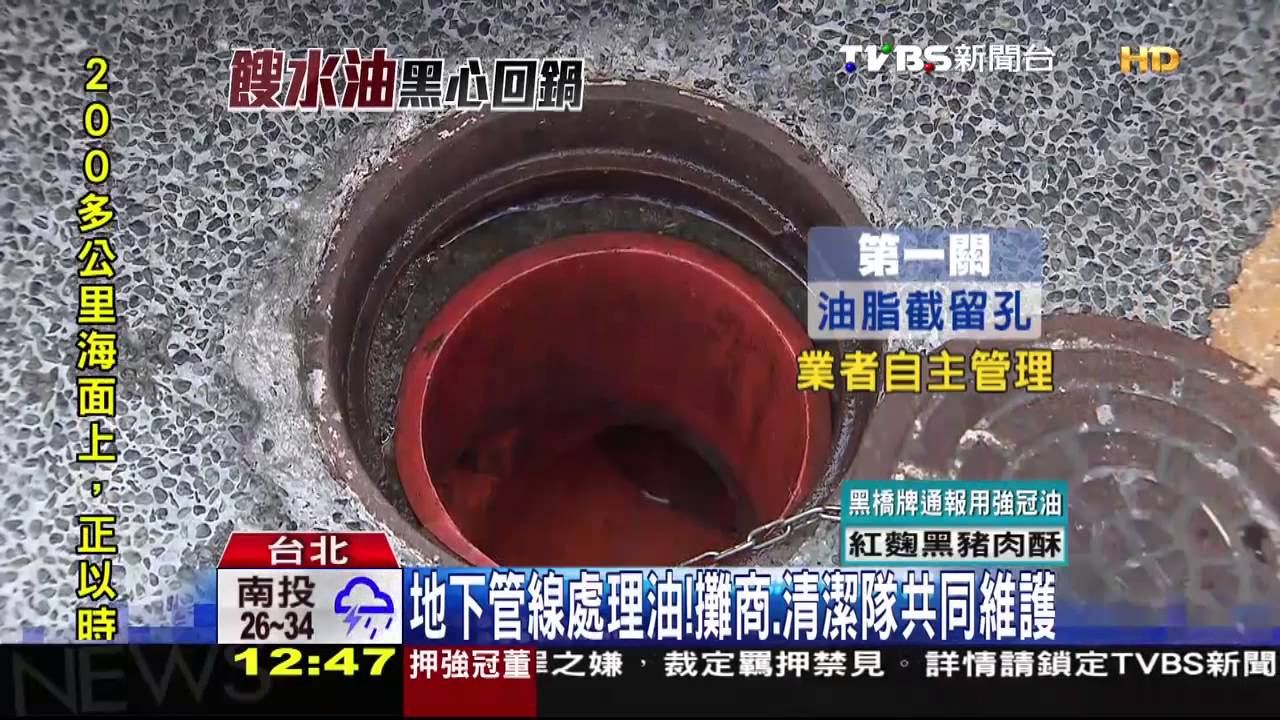 寧夏夜市廢油多　首創油脂截留器攔油