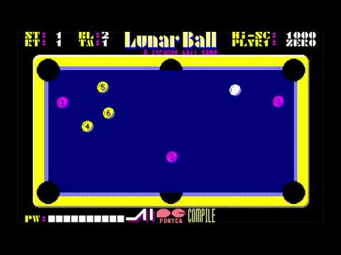 Lunar Ball (Nec Pc-8801, 1985, Lunarian/ Ponyca)